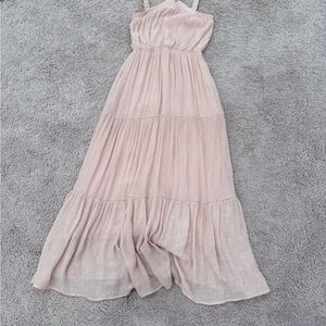 Chic Blush Maxi Dress